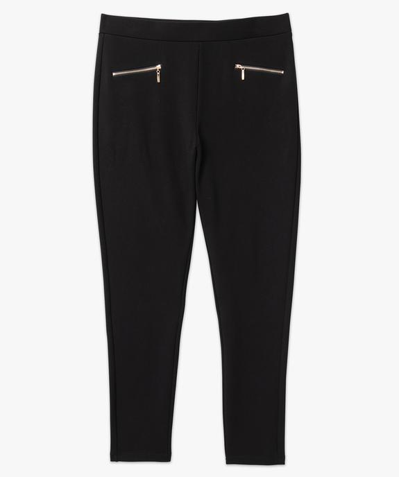 Leggings avec fausses poches zippées femme grande taille vue4 - GEMO (G TAILLE) - GEMO