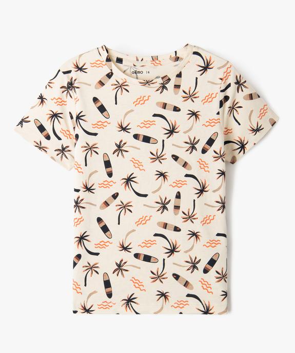 T-shirt imprimé à motifs garçon vue2 - GEMO (ENFANT) - GEMO
