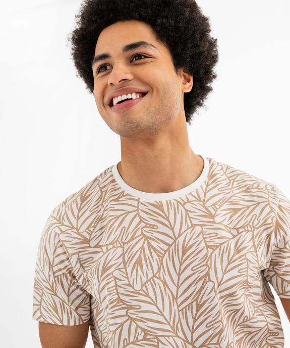 Tee-shirt manches courtes imprimé homme vue2 - GEMO (HOMME) - GEMO