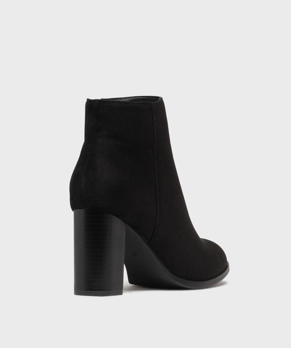 Bottines à talon avec en suédine femme - Valentina Baldano - VALENTINA BALDA Bottines à talon avec en suédine femme - Valentina Baldano vue4 - VALENTINA BALDA - GEMO