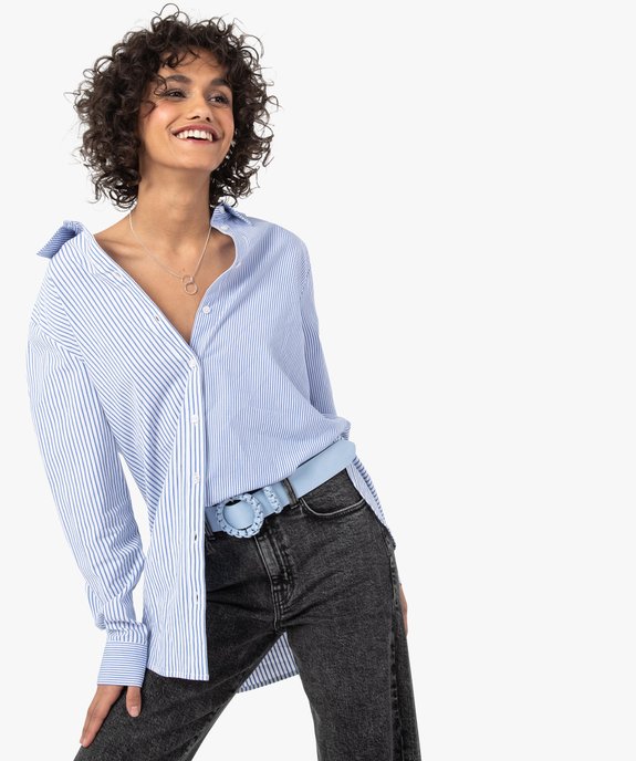 Ceinture femme large à grosse boucle ronde vue5 - GEMO (ACCESS) - GEMO