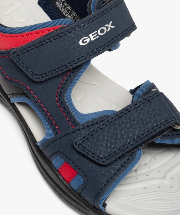 Sandales garçon sport à brides scratch - Geox vue6 - GEOX - GEMO
