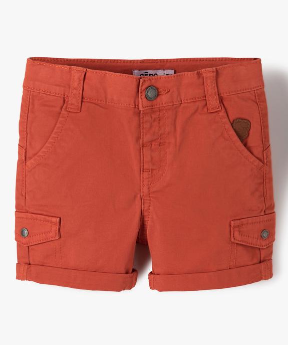 Short bébé garçon extensible look baroudeur vue1 - GEMO(BEBE DEBT) - GEMO