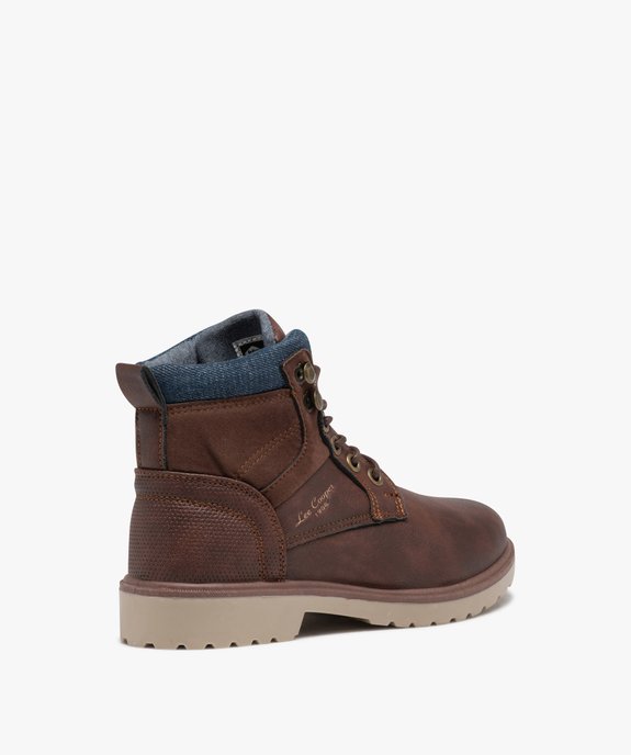 Boots garçon unies à col en denim - Lee Cooper vue4 - LEE COOPER - GEMO