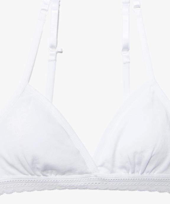 Soutien-gorge triangle spécial dos nageur fille vue2 - GEMO 4G FILLE - GEMO