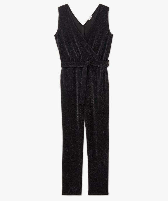 Combinaison pantalon pailleté avec haut cache-cœur femme vue5 - GEMO(FEMME PAP) - GEMO
