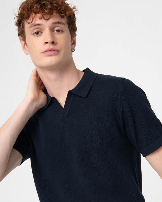 Polo homme à manches courtes en maille piquée vue2 - GEMO (HOMME) - GEMO