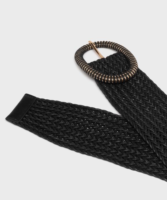 Ceinture tressée avec large boucle femme vue2 - GEMO (ACCESS) - GEMO