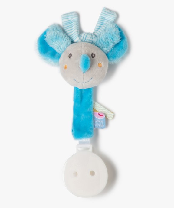 Doudou bébé accroche tétine avec pince– Sucre d’Orge vue1 - SUCRE D'ORGE - GEMO