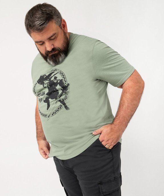 Tee-shirt manches courtes avec motif Zelda homme - Nintendo vue5 - ZELDA - GEMO