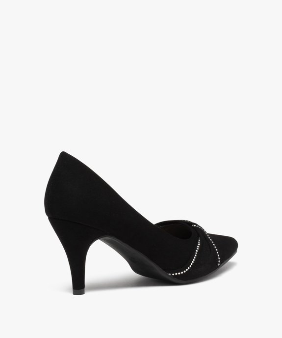 Escarpin femme avec strass sur le dessus vue4 - GEMO 4G FEMME - GEMO