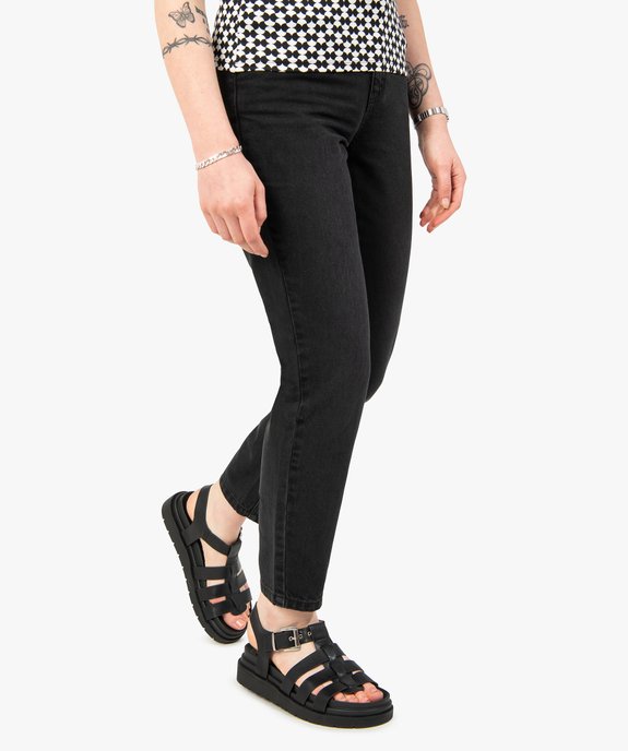 Jean femme coupe mom vue1 - GEMO(FEMME PAP) - GEMO