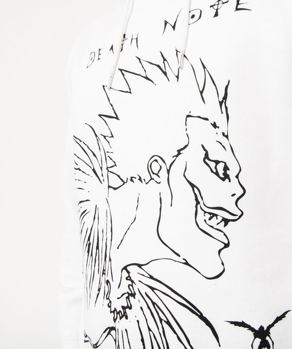 Sweat molletonné à capuche homme - Death Note vue2 - DEATH NOTE - GEMO