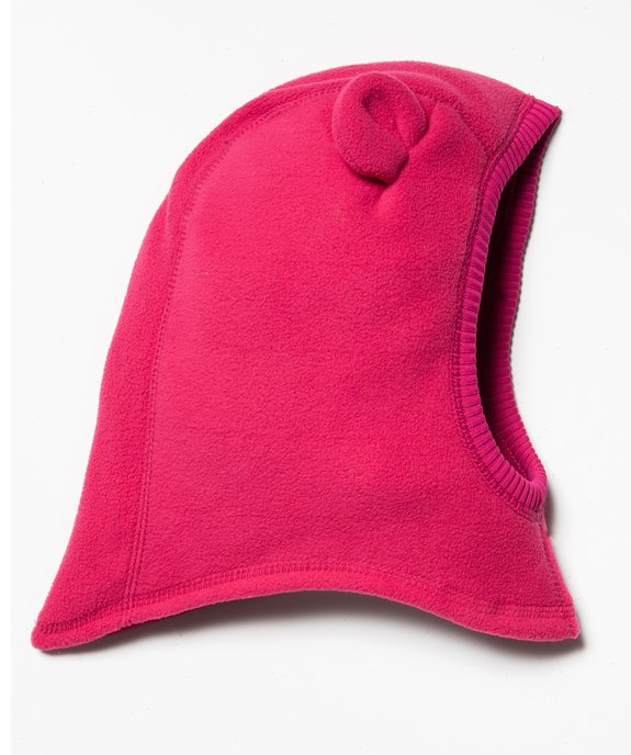Cagoule fille en maille polaire avec oreilles vue1 - GEMO(BEBE DEBT) - GEMO