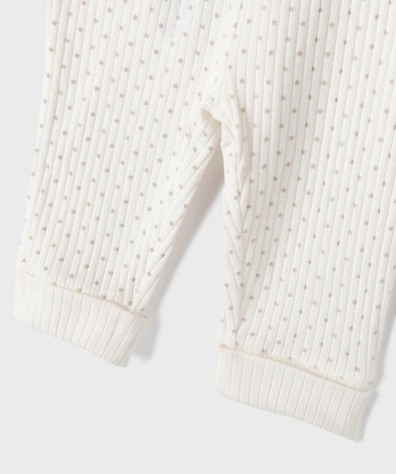 Ensemble naissance évolutif 3 pièces bébé : body, pantalon, bonnet vue6 - GEMO 4G BEBE - GEMO