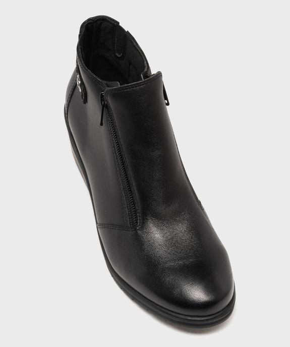 Chaussures montantes confort avec double zip femme vue5 - G'FLEX GEMO FOR GOOD - GEMO