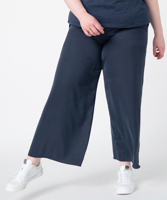 Pantacourt femme grande taille coupe large  vue1 - GEMO (G TAILLE) - GEMO