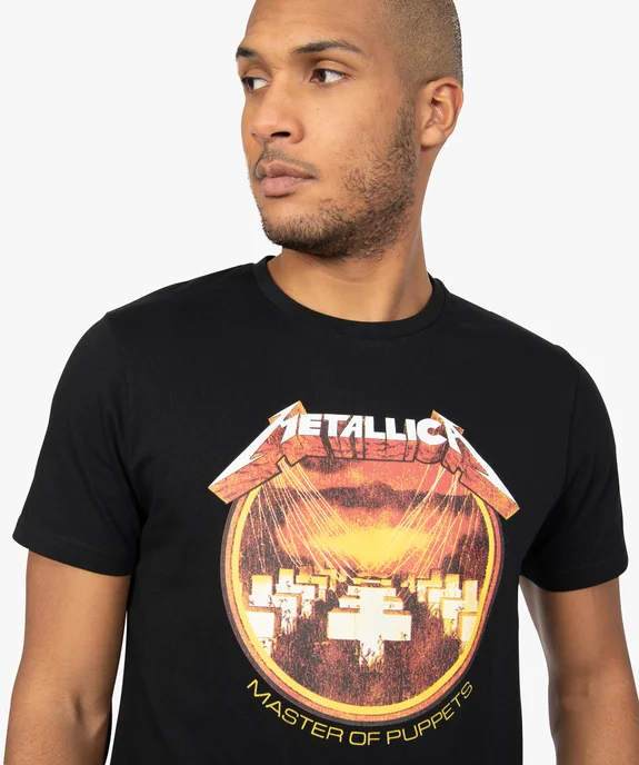 Tee-shirt homme imprimé Metallica vue2 - METALLICA - GEMO