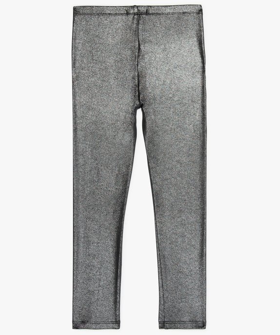 Leggings fille en maille pailletée et taille élastiquée vue3 - GEMO (ENFANT) - GEMO