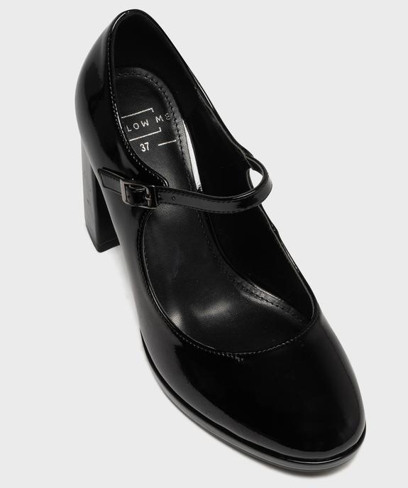 Escarpins vernis à brides avec talon bloc femme - Follow Me vue6 - FOLLOW ME - GEMO