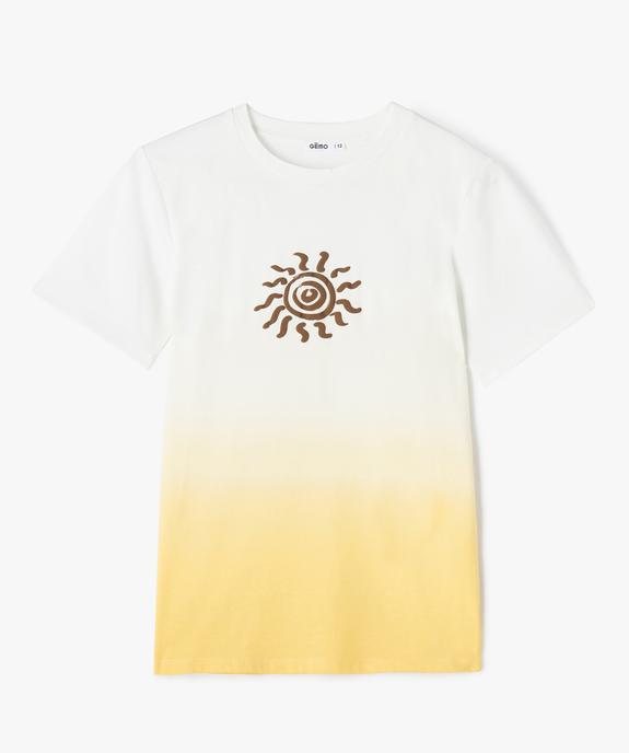 Tee-shirt à manches courtes coloris tie and dye garçon vue1 - GEMO (ENFANT) - GEMO