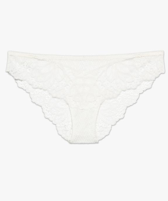 Culotte en dentelle transparente vue4 - GEMO(HOMWR FEM) - GEMO