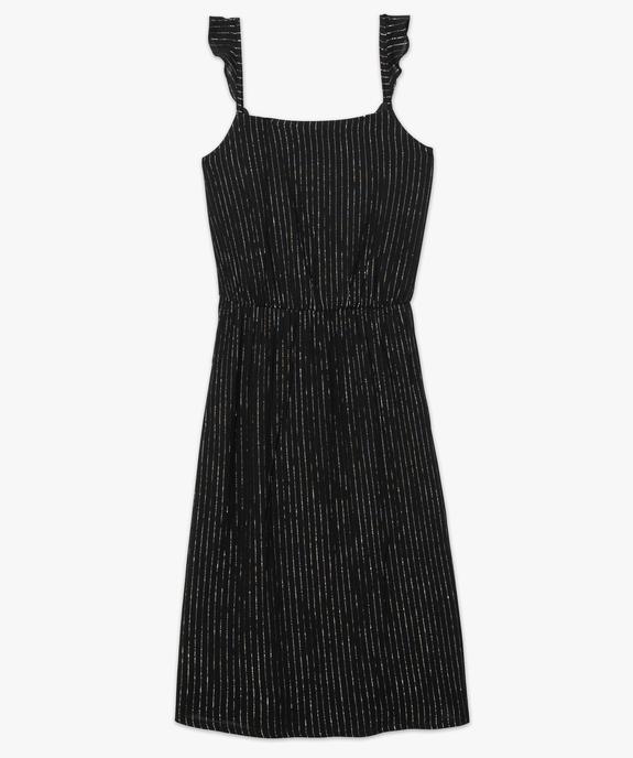 Robe femme à bretelles et rayures brillantes vue4 - GEMO(FEMME PAP) - GEMO