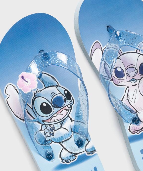 Tongs avec brides pailletées et patch fantaisie fille - Stitch vue3 - LILO & STITCH - GEMO