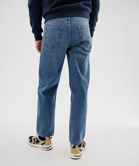 Jean loose en coton délavé homme vue3 - GEMO 4G HOMME - GEMO