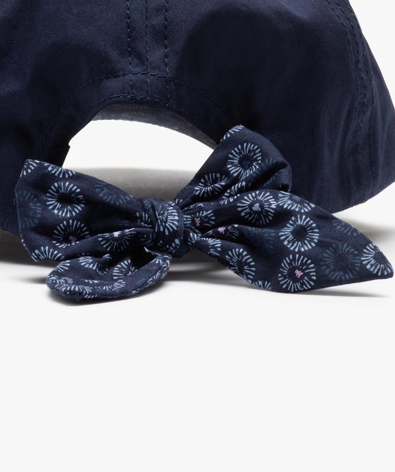 Casquette bébé fille motif ours brodé - LuluCastagnette vue2 - LULUCASTAGNETTE - GEMO