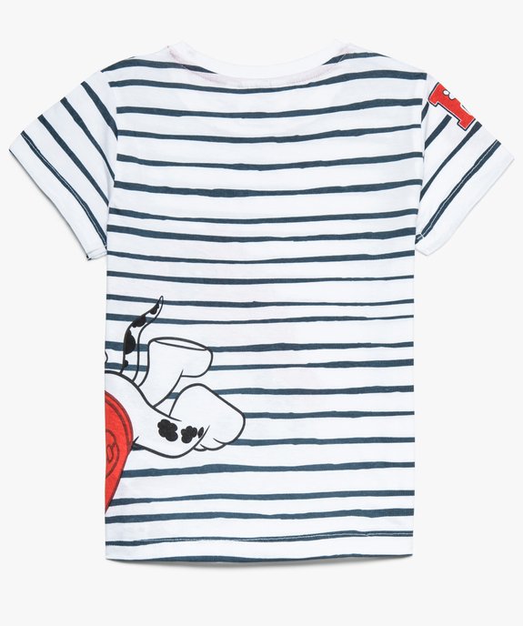 Tee-shirt garçon rayé et imprimé - La Pat'Patrouille  vue2 - PAT PATROUILLE - GEMO
