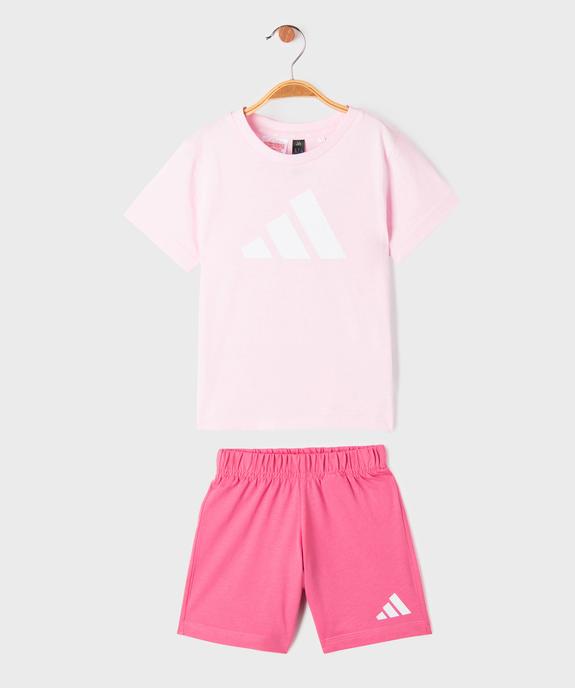 Ensemble de sport bébé fille tee-shirt et short - Adidas vue1 - ADIDAS - GEMO