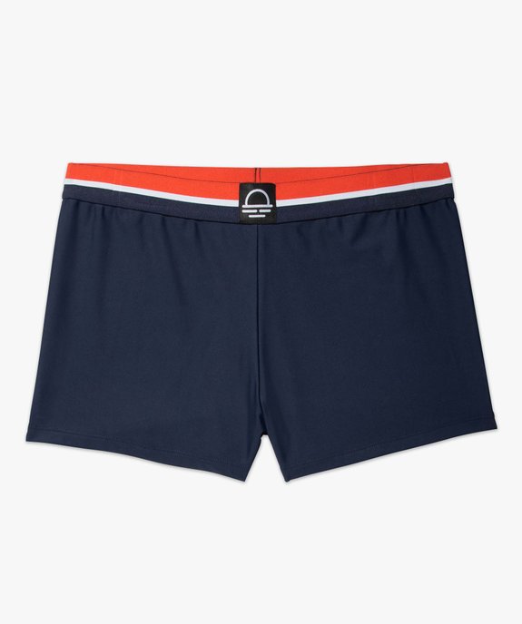 Shorty de bain homme avec ceinture tricolore vue4 - GEMO (PLAGE) - GEMO