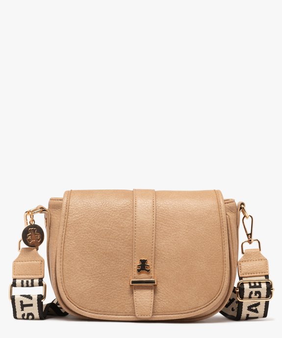 Sac besace avec bandoulières interchangeables femme - LuluCastagnette vue1 - LULU CASTAGNETT - GEMO