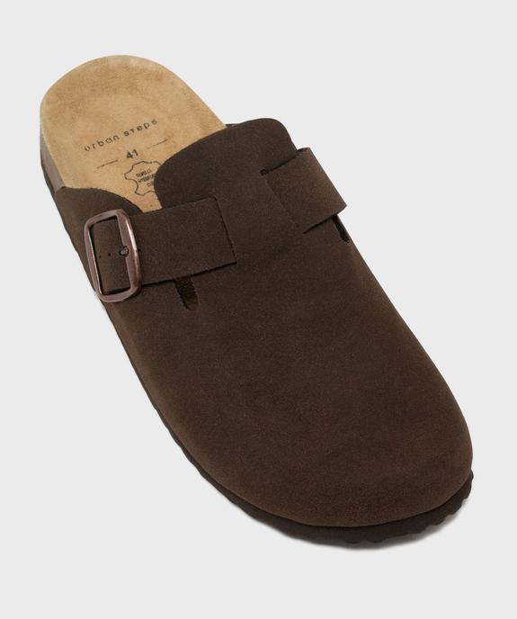 Sabots avec semelle intérieure cuir ergonomique homme vue5 - URBAN STEPS - GEMO