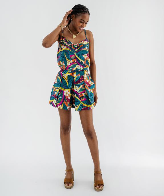 Top à bretelles en viscose femme vue4 - GEMO 4G FEMME - GEMO