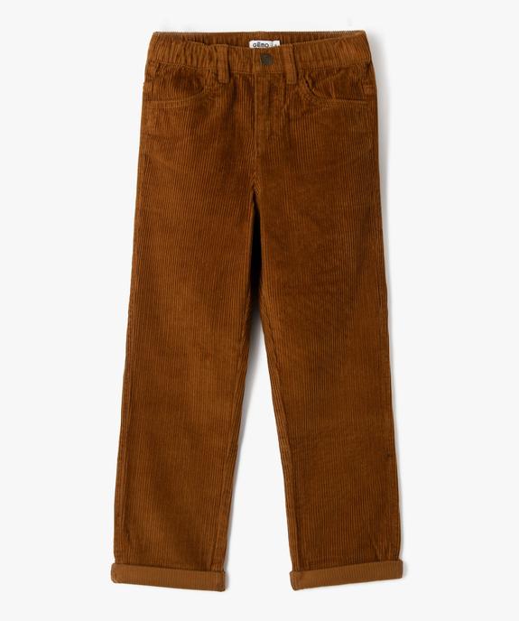 Pantalon en velours large garçon vue2 - GEMO (ENFANT) - GEMO
