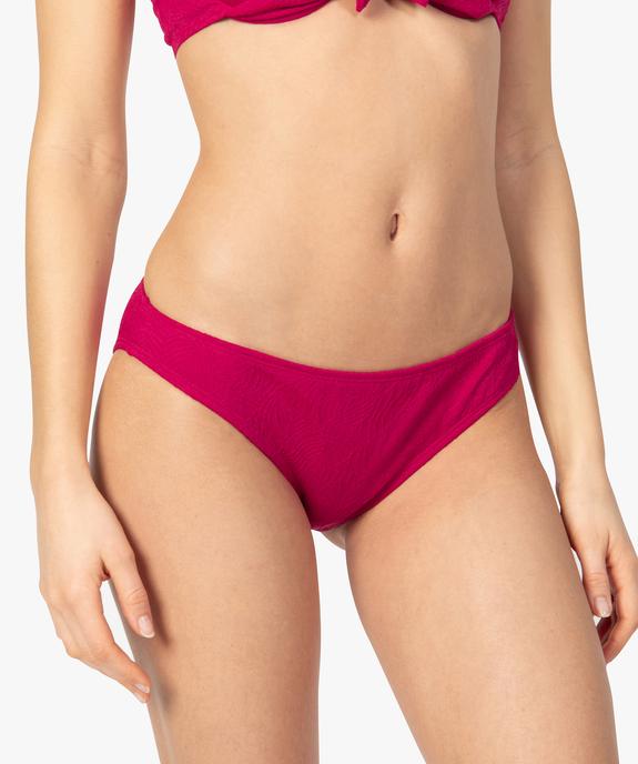 Bas de maillot de bain femme forme slip vue1 - GEMO (PLAGE) - GEMO