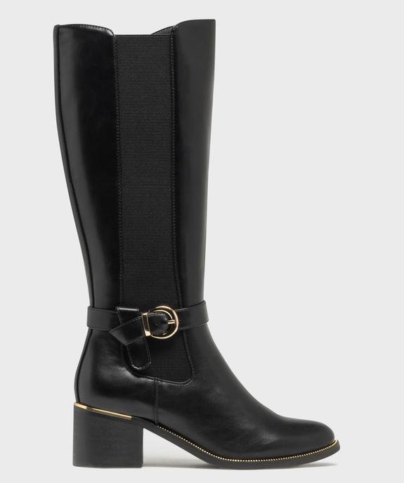 Bottes avec bande élastique sur le côté femme - Valentina Baldano vue1 - VALENTINA BALDANO GEMO FORGOOD - GEMO