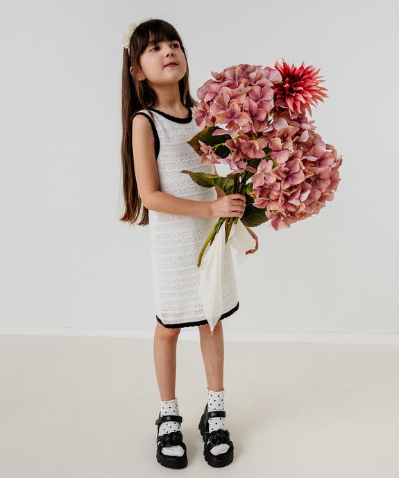 Robe courte sans manches en crochet fille vue1 - GEMO (ENFANT) - GEMO