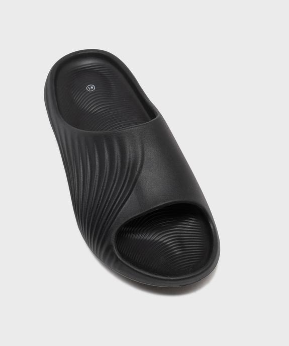 Mules de piscine moulées et unies homme vue5 - GEMO (PLAGE) - GEMO