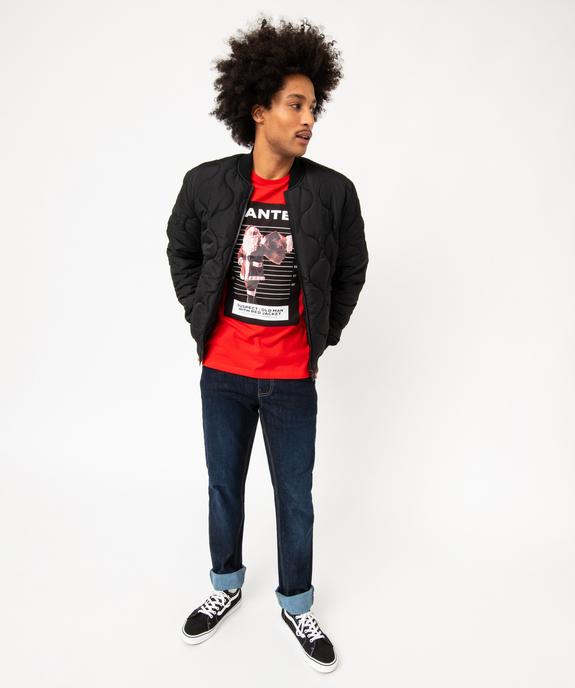 Tee-shirt manches courtes imprimé Noël homme vue5 - GEMO (HOMME) - GEMO