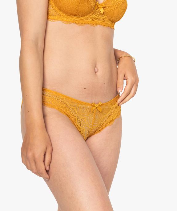 Culottes en dentelle et tulle femme (lot de 2) vue1 - GEMO(HOMWR FEM) - GEMO