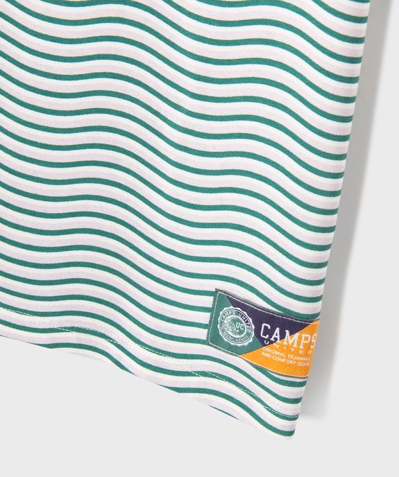 Robe tee-shirt à rayures fille - Camps United vue2 - CAMPS GEMO FOR GOOD - GEMO