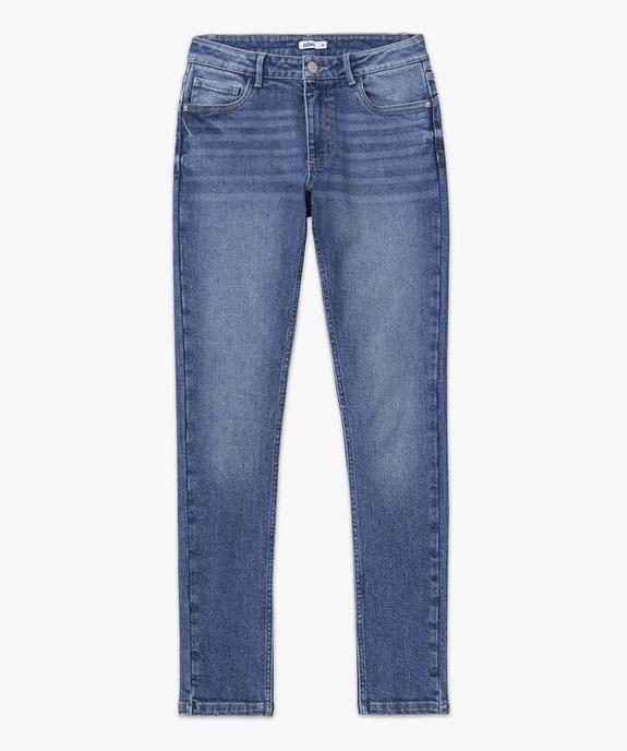 Jean femme coupe Slim coloris délavé vue4 - GEMO 4G FEMME - GEMO