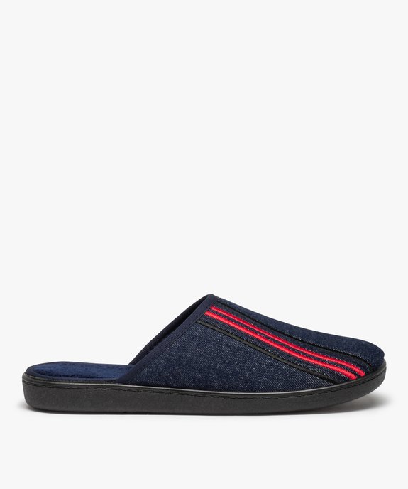 Chaussons homme confort mules en denim vue1 - GEMO(HOMWR HOM) - GEMO
