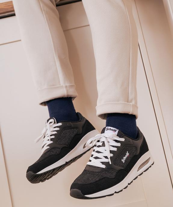 Baskets basses au look rétro tendance homme - Schott vue1 - SCHOTT - GEMO