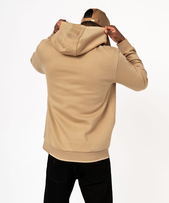 Sweat à capuche intérieur molletonné homme vue3 - GEMO 4G HOMME - GEMO