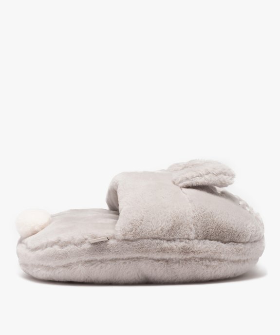 Chaussons femme géants en volume tête d'animal vue2 - GEMO(HOMWR FEM) - GEMO