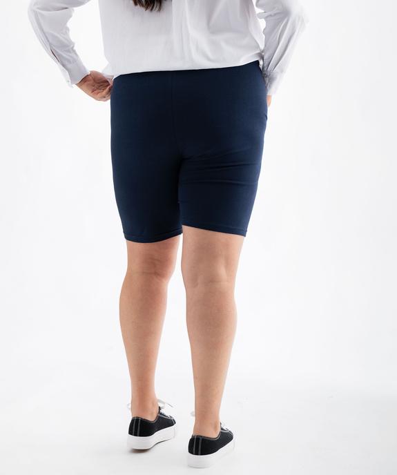 Short femme grande taille en maille à taille élastiquée vue7 - GEMO 4G GT - GEMO
